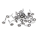 75x Sea Pole Fishing Casting Rod Guides Parts Line Rings DIY Rod Repair Kits