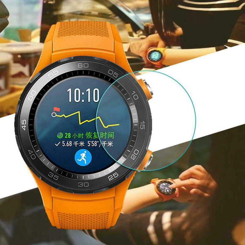2pcs Tempered Glass Protective Films Screen Protector for Huawei Watch 2