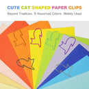 60Pcs Paper Clips Funny Paperclips Desk Accessories for Women Office Cute O B6U6