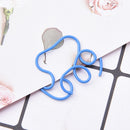 5Pcs Metal Claw Shaped Clips Bookmarks School Office Stationery Paper Clips 3C