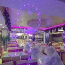 3x 18 Inch LED Round Clear Bubble Transparent Light Up Party Bobo Balloon