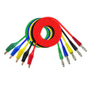 5 Pcs / Colors Banana Plug to Alligator Clips Test Line, Crocodile Clips Cable