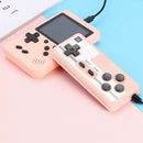 Pocket Handheld Game Console Gamepad 500 Video Games Player Gift (Pink)