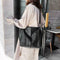 Women Leather Shoulder Crossbody Bag Large Capacity Travel Handbag (Black)