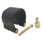 Bb Clarinet Leather Ligature Fastener with Plastic Cap for Sax Mouthpiece W