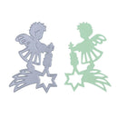 Children Broom DIY Metal Cutting Dies Stencil for Scrapbook Photo Album
