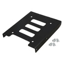 5X(Black Metal 2.5" to 3.5"  Mounting Adapter Bracket Hard Drive Holder N5Z2)
