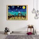 5D DIY Full Drill Diamond Painting Night Landscape Cross Stitch Embroidery