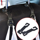 New 2Pcs Car Hook Holder Hanger Headrest Auto Back Seat Hooks For Bag Purse MO