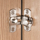 2 Pieces 90 Degree Right Angle Door Latch Hasp Bending Latch Buckle Bolt Sl E3P3