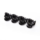 Fashion Women Girls 12pcs Black Plastic Mini Hairpin 6 Claws Hair Clip Clamp  Gn