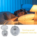 4pcs Silicone Anti Snore Magnet Nose Clip Snoring Stopper with Storage Box