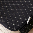 Black&White Car Seat Cover Cushions PU Leather For Interior Accessories F6V H0J2