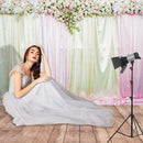 Beautiful Flowers Background Table Clothes Photo Studio Shooting Backdrops Props