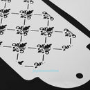 2pcs Wedding Cake Stencils Cake Fondant  Decoration Mold Tool DIY Home Baking