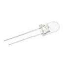 100 pcs 5mm White LED Diode Lights DC 3V 20mA Bulb Lamps Electronics Compon K3X1