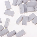 1/16 Scale House Wall Building 50x Gray Bricks 1.7x0.9cm for Sand Armor Land