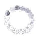 36.5mm 10Pcs Empty Round Aluminium Cases Pans for  Eyeshadow ME