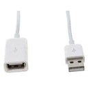USB A Male to Female M / F Extension Cable Cord Adapter White USB2.0 Q2S1 C P0M8