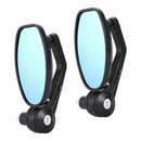 2Pcs Universal 7/8" Handle Bar End Motorcycle Rearview Side Mirrors Motor Bike
