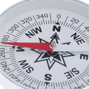 Waterproof Multifunctional Aluminum Alloy Compass Pocket Size Hiking Gear