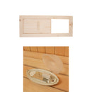 2pcs Cedar Sauna Air Ventilation Panel, 13x5.1inch+Vapor-proof Sauna Steam Room