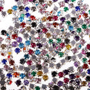 300x Acrylic Crystals Loose Faceted Beads Sewing Wedding Embellishment 4mm