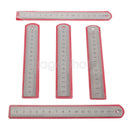 5x Double Side Stainless Steel Measuring Straight Ruler Scale Tool 6Inch 15cm