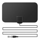 Flat Indoor HD Signal Amplifier Digital Antenna HDTV 50 Miles Range VHF-UHF F7P8