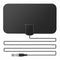 Flat Indoor HD Signal Amplifier Digital Antenna HDTV 50 Miles Range VHF-UHF F7P8