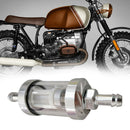 Fuel Filter Motorcycle Metal Gasoline Inline Oil Cleaner Accessroy Practical