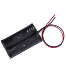 10x Wire Lead Black Plastic Battery Holder Box Storage Case DIY for 2 x 1.5V AA