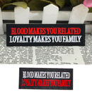 1pc blood makes cloth badges patch embroidered applique sewing label patches Z