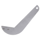 Drill bit gauge edge dimension gage 118 degree drill bit sharpening angle to Gw