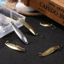 31pcs Metal Artificial Sequins Fishing Lure Hard Bait 132g with Single Hook