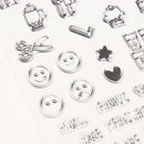 Transparent Clear Stamp DIY Silicone Seals Scrapbooking Card 31