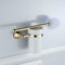 Golden Brass Bathroom Toilet Cleaning Brush Holder Cup Wall Mounted Set 370mm