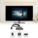 HW-4K301X 3 Port Mini HDMI Splitter 3 in 1 out 4K Adapter Switcher Cable