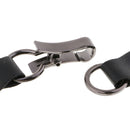 1 Pair PU Leather Horn Toggle Buttons Sew on Buckle with Metal Hooks Duffle