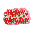 Happy Birthday Letters Silicone Fondant Mold Chocolate Mould Cake Decor Tool 3C