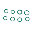 265pcs Assortment Kit Car HNBR Air Conditioning O Ring Seals Set(Green)