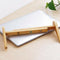 Simple Wooden Notebook Stand Office Accessories Adjustable Bracket Creative