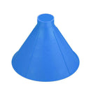 Cone Shaped Magic Car Windows Snow Remover Shovel Ice Scraper (14.5cm Blue)