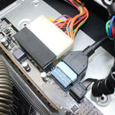 Female ATX 24Pin to 24 pin Male 90 Degree Power Adapter Mainboard Motherboard Ne