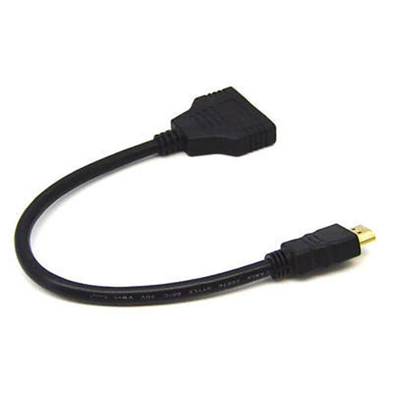 1080P 2 Port HDMI Splitter Male To Female Video Adapter Cable DVD HDMI