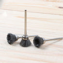 10 Pcs Stainless Steel Wire Polishing Brush Drum Set For Rotary Tool