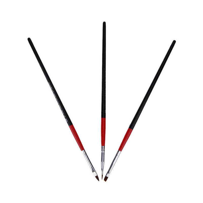 3Pcs Nail Art Painting Pen Set Nail Gel Polish Beauty Nail Polish Pen Tools