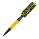 Round Hair Roller Brush Natural Wood Nylon Bristle Styling Hairbrush 1.8"