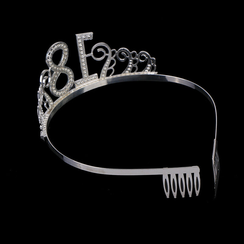 18Years Old Birthday Crown Crystal Hairband Girl Tiara Princess Head Accesso Kw