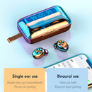 F9-12 Bluetooth Earphones Power Display Touch Microphone In-Ear Headset w/ Rope